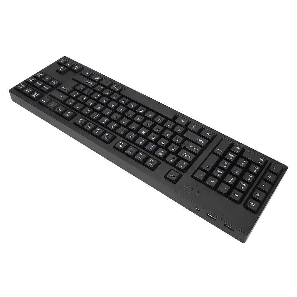 109 Key Left Hand Keyboard USB Wired 2 HUB Keyboard Business Household Keyboard for Windows XP 7 8 10