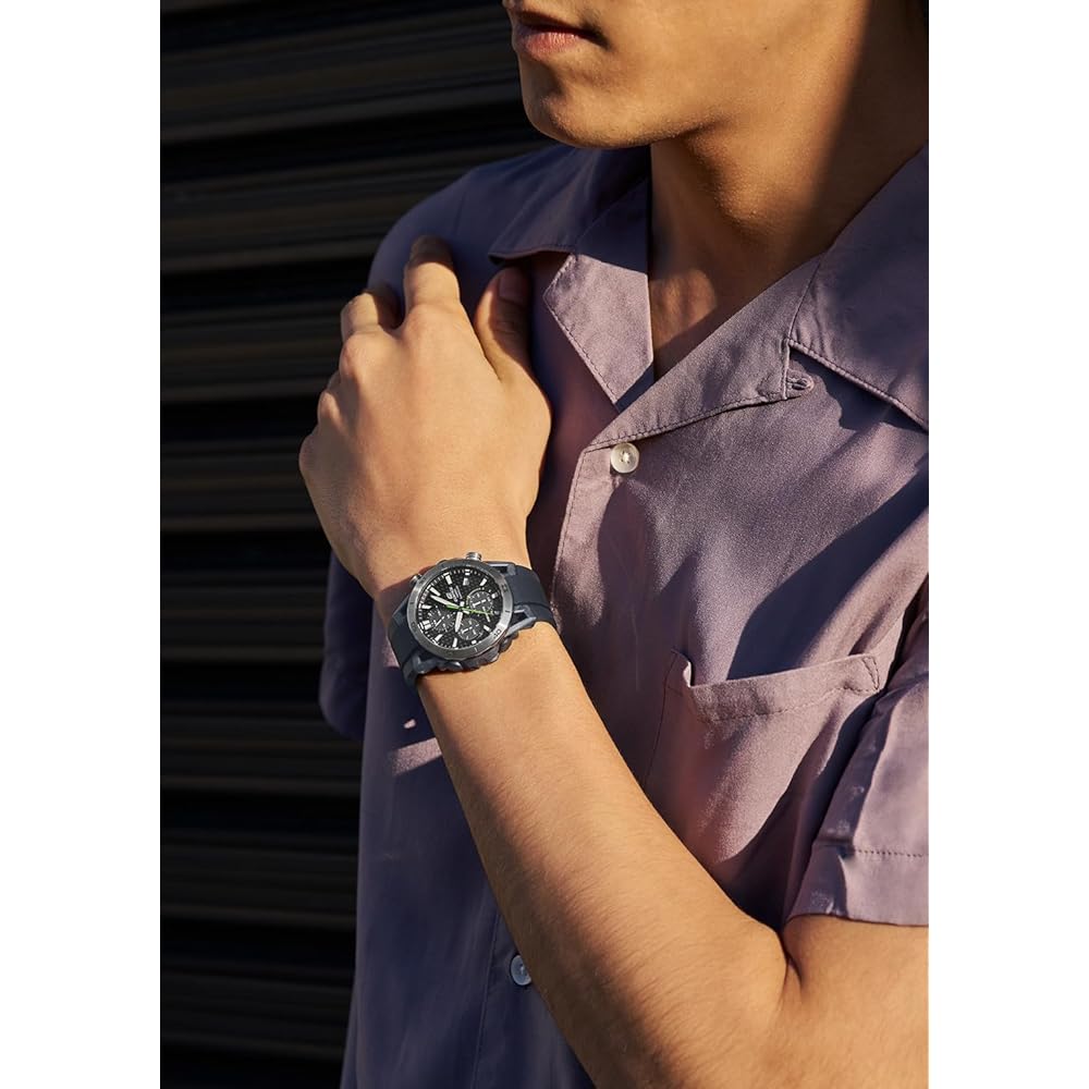 Мужские часы Casio Edifice SOSPENSIONE, Солнечная зарядка, Сапфировое стекло, EFS-S640PB-1AJF, Черный/Желтый, Оригинальный японский продукт