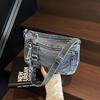 Denim Bag Women's Summer Versatile New Fashion Messenger Bag Casual High-end Small Square Bag