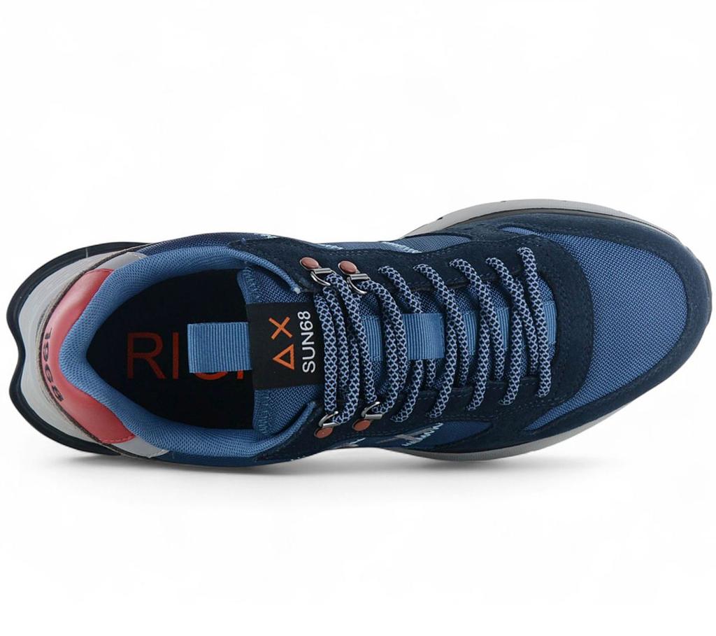 Sun68 Fire & Camping - Men's Sneakers Shoes Blue Z45130-07 ORIGINAL