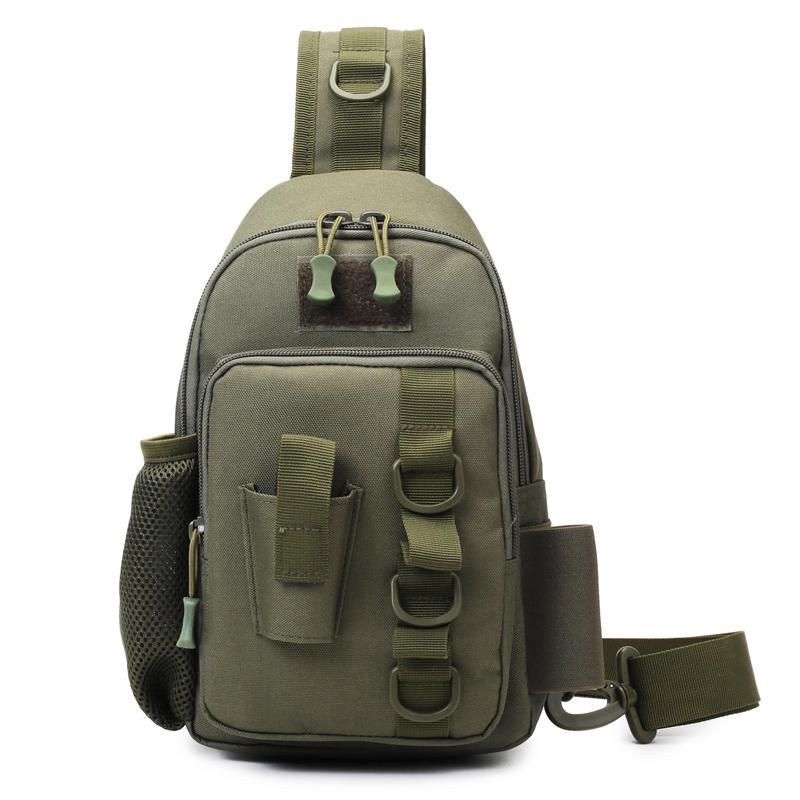 Новая нагрудная сумка Luya, многофункциональная, для активного отдыха, спорта, досуга, тактическая, из холста, сумка кроссбоди, водонепроницаемая, портативная, сумка для хранения удочек