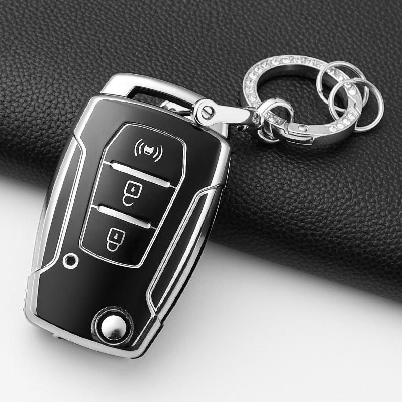 Мягкий чехол-оболочка из ТПУ для автомобильного ключа Ssangyong Kyron 2 Sanka Actyon Korando Tivoli 3 кнопки Умный бесключевой брелок Аксессуары