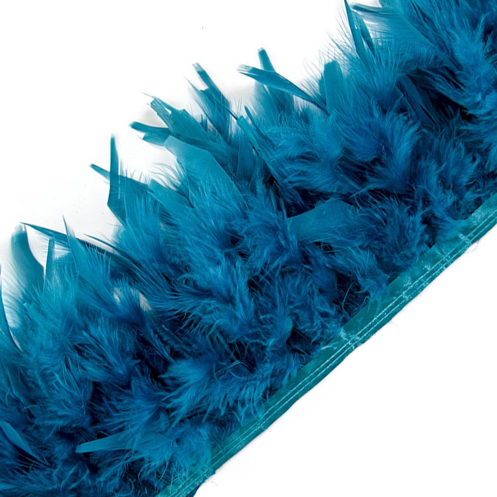 Перья 2 метра Натуральные индюшиные перья Отделка Бахрома Высота 10-15 см Свадебная одежда Украшение платья DIY Лента из перьев Швейные поделки