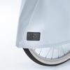 Bicycle Cycle Cover Compatible with LL Size Keia+ (Zippered, Electric-Assist Bicycles) KW-389AS/BK Black/Silver
