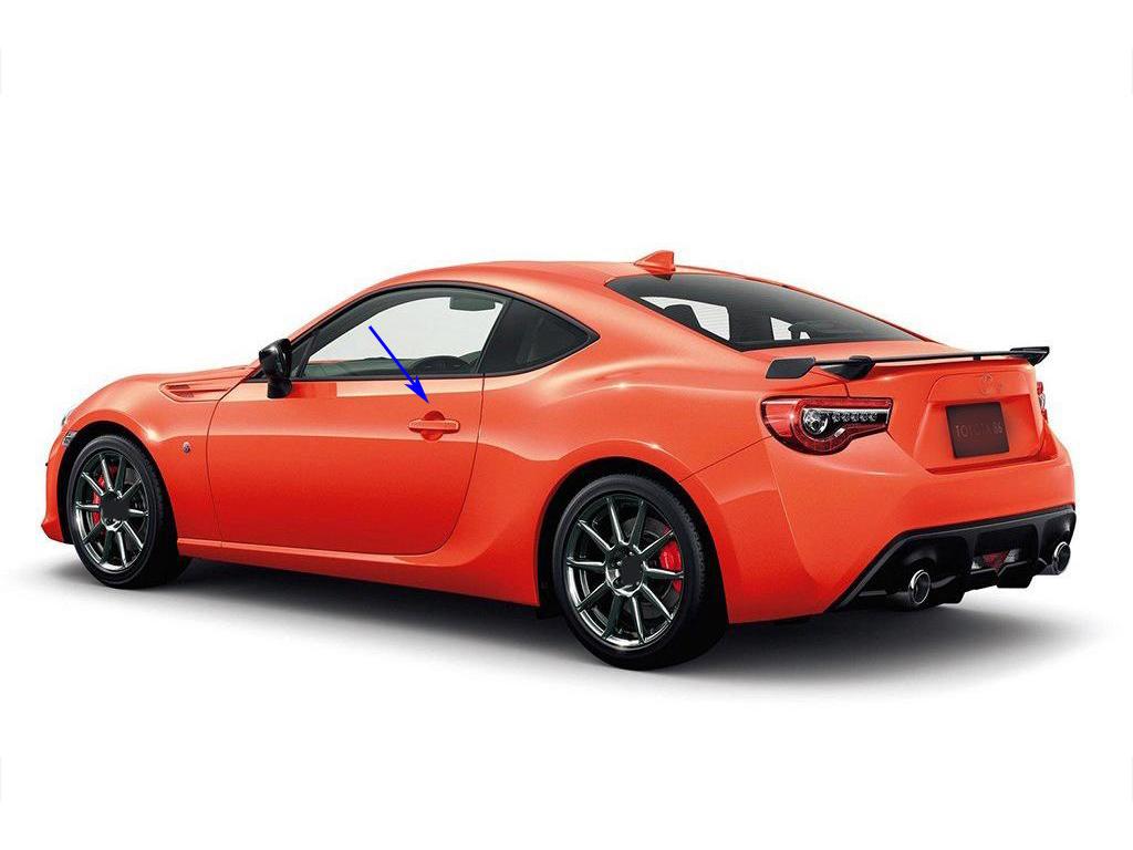 Накладка наружной дверной ручки из углеродного волокна для Toyota 86 - Отделка салона и экстерьера из сухого углеродного волокна