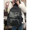 Women New  Transparent Backpack Women Large Capacity  Backpack School Bags For College Student JK
