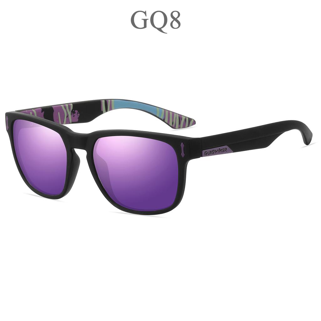 QUISVIKER New polarized sunglasses unisex fashion sunglasses UV400Fishing Goggles
