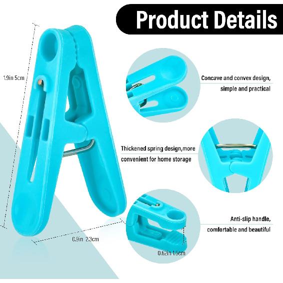 56 PCS Clothesp Plastic Colorful Small Clips, 7 Bright Colors Clothes Drying Line Pegs Mini Clothes P Clothesline Crafts Photos Paper Picture 2 inch