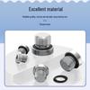 304 Stainless Steel Internal Hex Threaded Plug