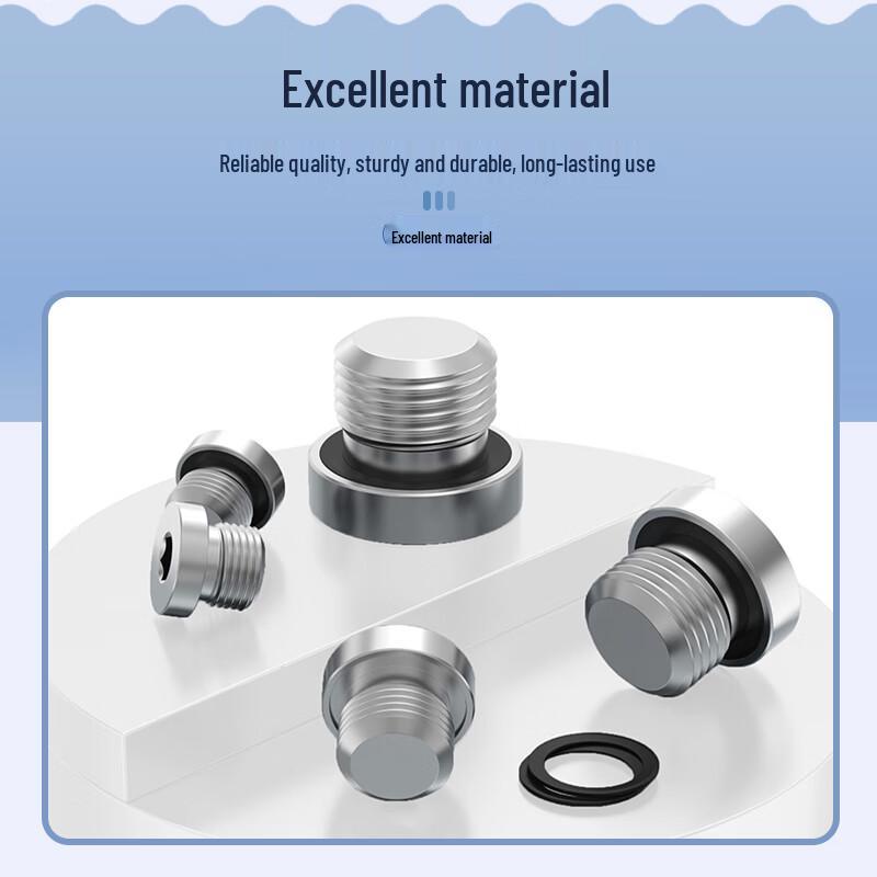 304 Stainless Steel Internal Hex Threaded Plug