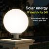 Outdoor Post Light Fixtures Solar Powered, Waterproof Courtyard Garden Lawn Street Lights