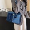 Denim Bag Color Block Women's Tote Bag Large Capacity Shoulder Crossbody Bag