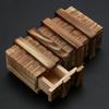 Wooden Secret Compartment Box Portable with 3 Drawers Vintage Puzzle Box Magic Wood Brain Teaser Toys Puzzle Boxes Kids Toy Gift