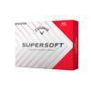 Мяч для гольфа Callaway SUPERSOFT RED 25 1 дюжина (12 шт.) 2-х компонентная конструкция Красный