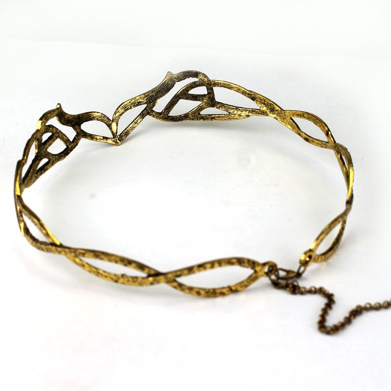 Фильм Хоббит Элронд Диадемы Эльф Лорд Корона Косплей Головной убор Регулируемый Унисекс Ювелирные Изделия Сплав Головная Повязка Аксессуары Для Волос Подарки Опора