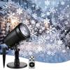LED Projector - Decorative Lighting Projectors for Indoor and Outdoor Use with Snowflake Decorations, LED Holiday, Xmas, Garden Patio Home Decor