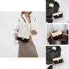 Retro Color Block Shoulder Bag 2024 New Trend Street Style Pu Material Medium Size