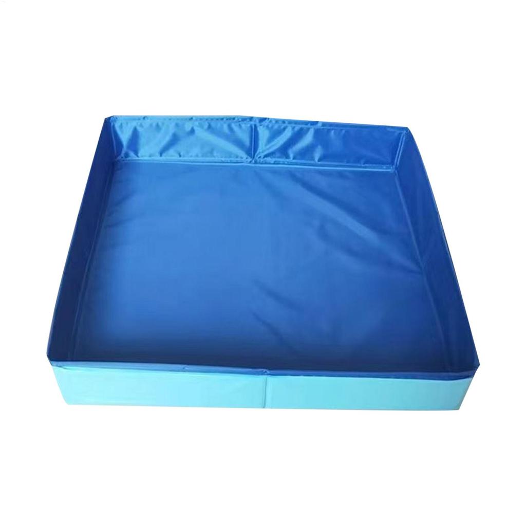 Pet Bath Pool PVC Foldable Wading Pool For Dog Anti-Slip Non-Inflatable Pet Puppy Bathing Tub For Small Puppy Cats Other Animals
