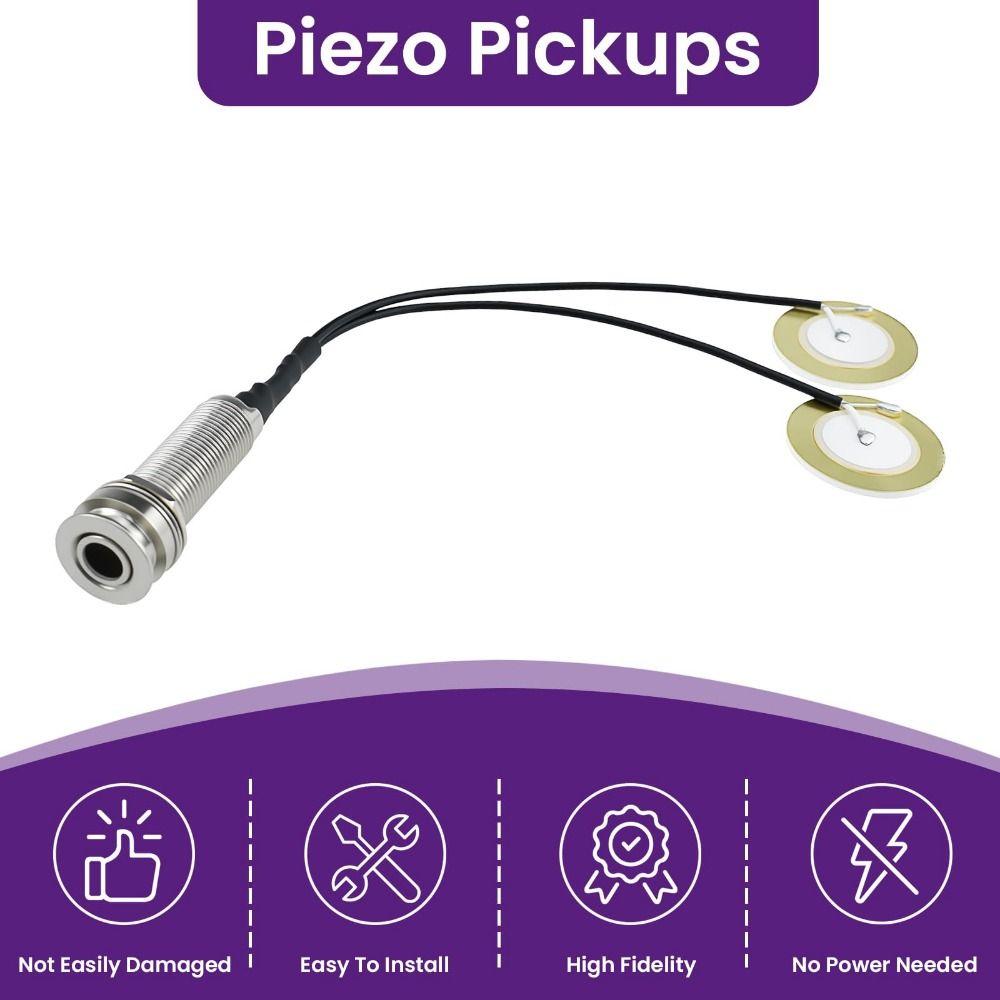 Contact Pickup Piezo Pickups Transducer Pickup Combo Guitar Preamp Pickup Kalimba Thumb Piano