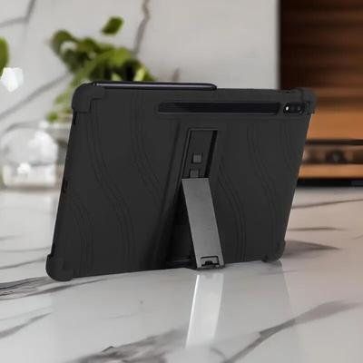 Чехол для Samsung Galaxy Tab S7/S8/S9/S9FE, безопасный противоударный силиконовый чехол-подставка для планшета, силиконовый чехол для Ipad