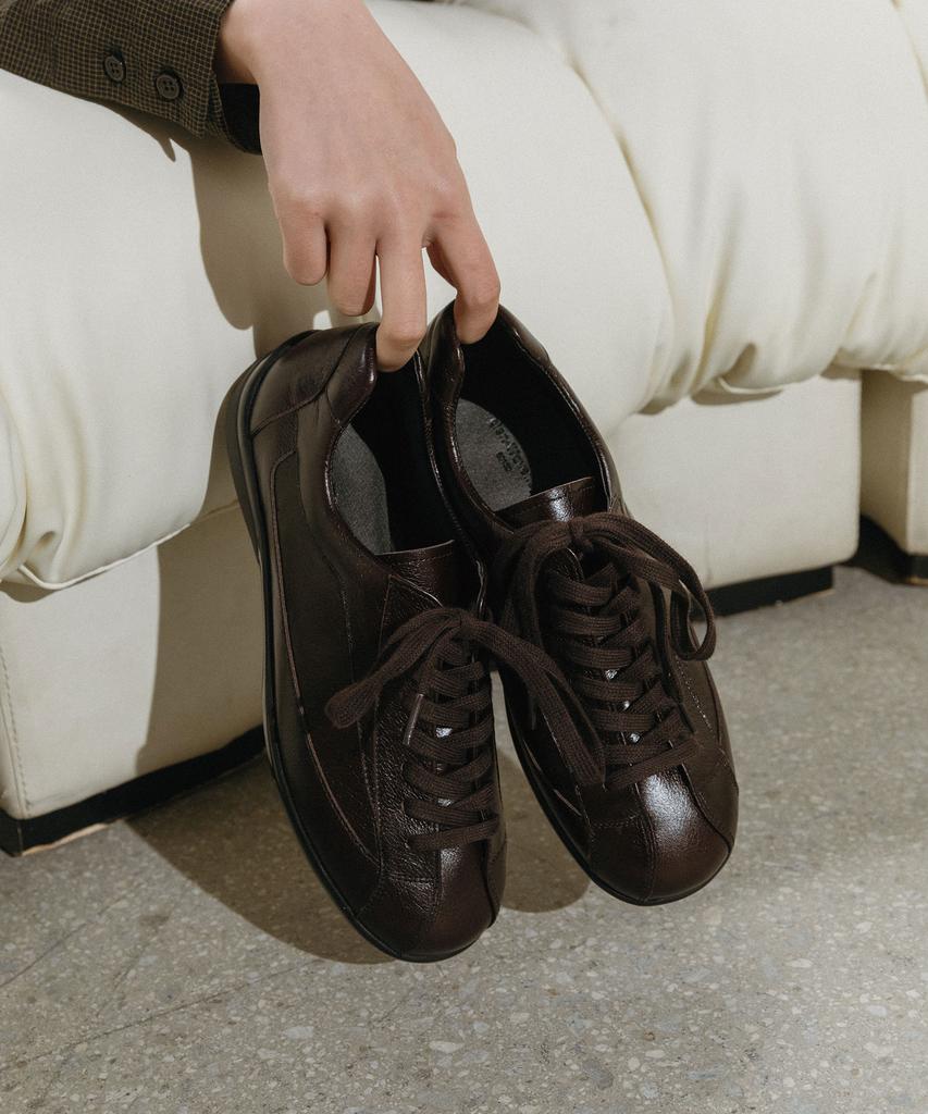 Кроссовки Glen-Waverley 03150 Amos Derby (Кожа Коричневый)