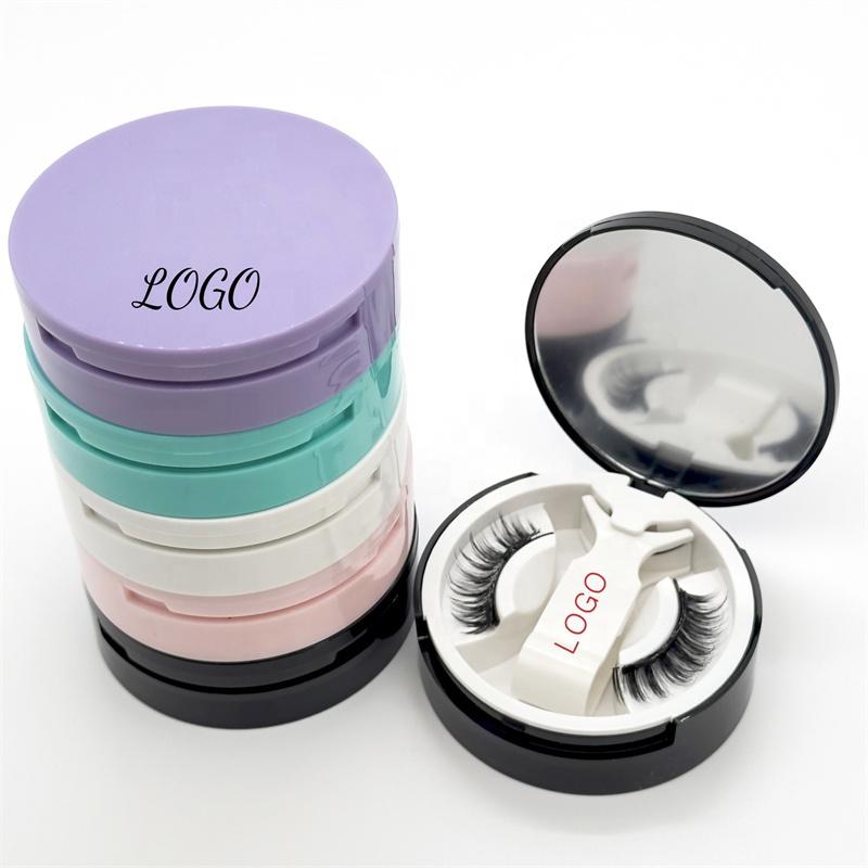 New 3d cat Eye Lashes Dramatic Look Magnetic Eyelashes with Custom Lash Box