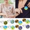 Ukraine Flag Pin Brooch Badge Pin For Clothes Decoration Clothing Accessories