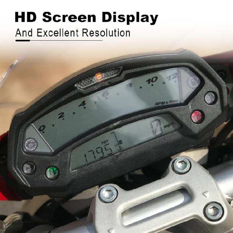 LCD Display For 696 796 1100 795 Speed Tach Multifunction Gauges Tachometer Speedometer Dashboard