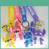 Милый мультяшный брелок-подвеска Стич Мягкий ПВХ материал Индивидуальная упаковка