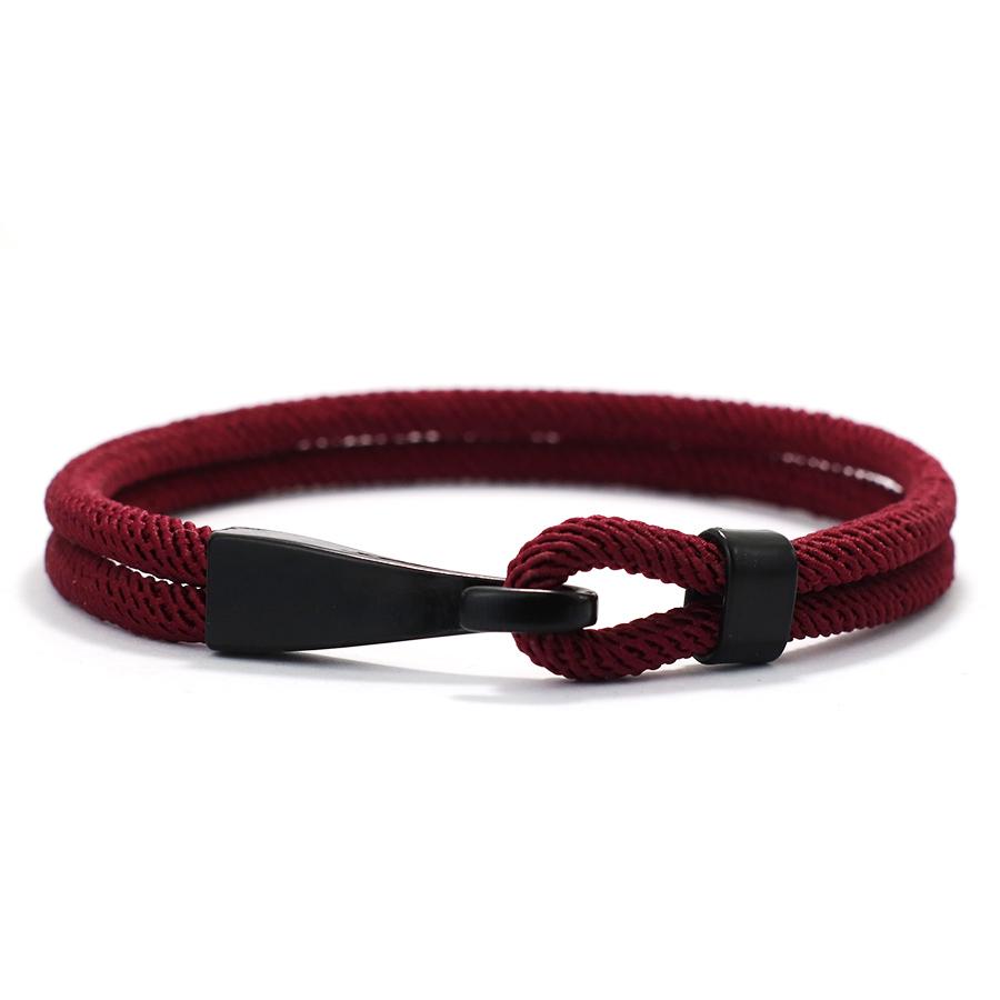 Double Milanese Rope Bracelet Men Black Easy Hook Braclet Wristlet Jewelry Male Armband Accessories Gift Pulseira