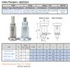 Carbon Steel With Zinc-plated Threaded Indexing Locating Pins Stailless Steel Self-locking/Return Type Index Screw/Bolt