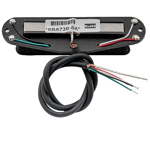 Звукосниматель Artec SBA73 Alnico 5 Humbucker Single-Size для электрогитары Strat, Черный