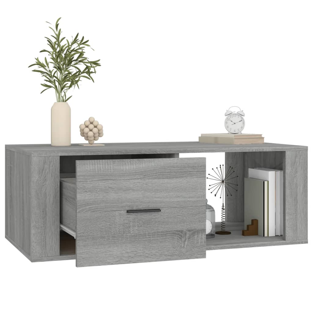 Coffee Table Gray Sonoma 100 x 50.5 x 35 cm Particleboard