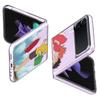 Жесткий прозрачный чехол для Samsung Galaxy Z Flip3 5G, задняя крышка, Z Flip 3, прозрачная оболочка, японский милый мультяшный аниме-бампер с изображением рыбки Поньо
