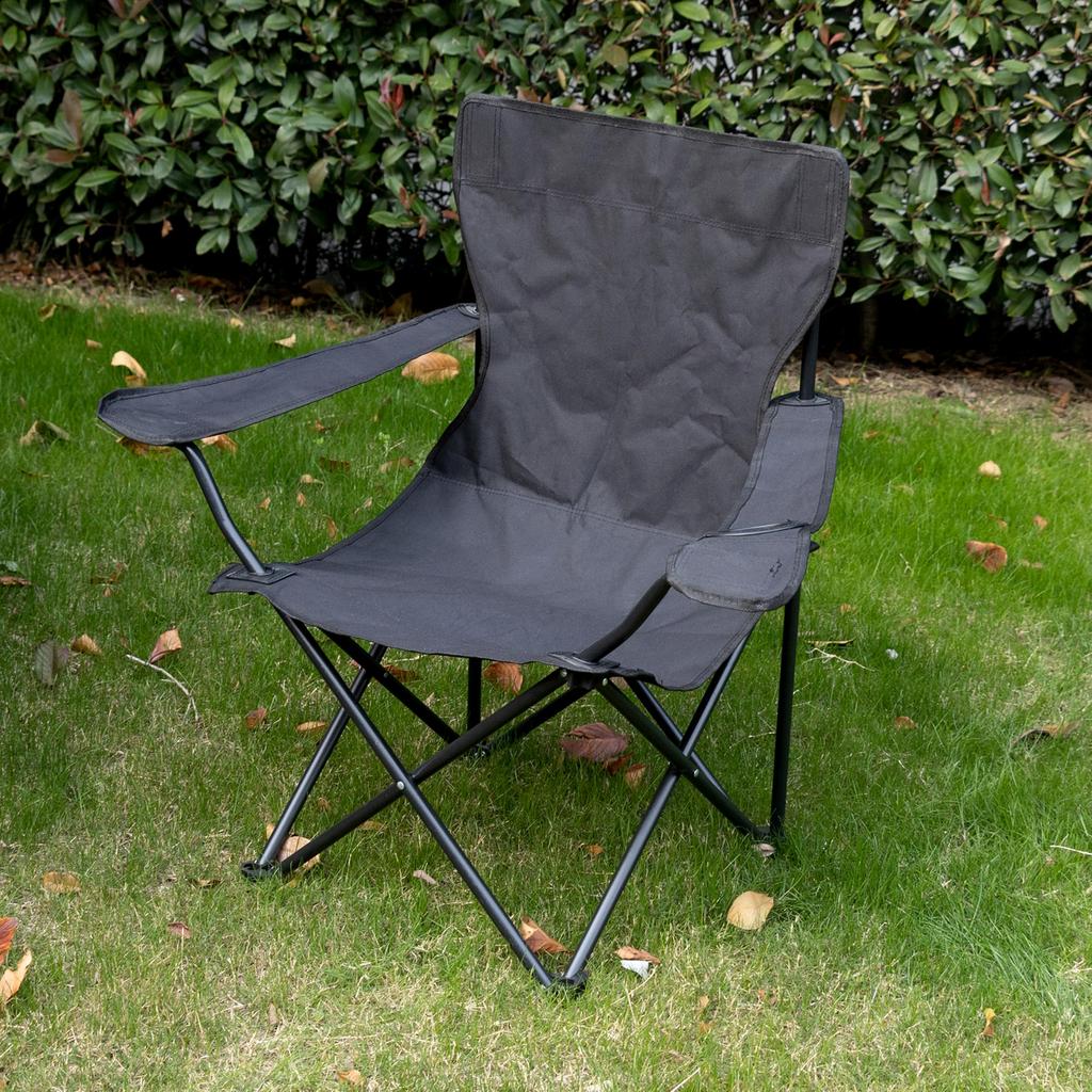 STEELMIGHT Outdoor Chair, Foldable, with Backrest Pad, Lightweight, Compact Chair, Load Capacity 180kg, Storage Bag Included, Convenient to Carry,