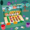 Wooden Farm Veggie Sorting & Counting Game for Toddlers