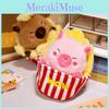 Popcorn Lotus Capybara Fries Plush Toy Cartoon Stuffed Doll Decoration Gift