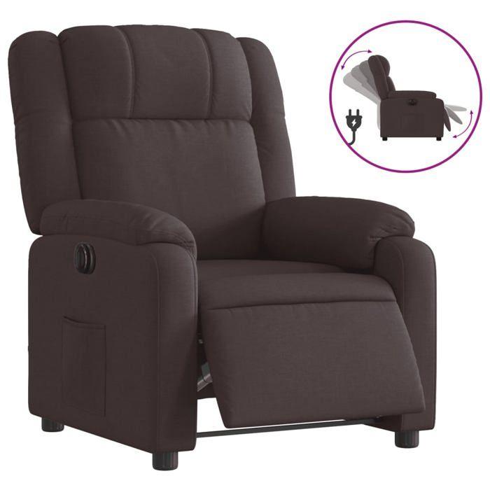 VidaXL Fauteuil Inclinable Électrique, Chaise de Relaxation avec Dossier et Repose-pied Réglables, Siège de Salon, Moderne, 3205183