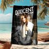 Ultra Soft Beach Towel with Dix Pour Cent Theme,Ideal for Pool,Camping, Diving,Perfect Travel Essential, Vibrant Beach Towel.