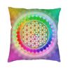 Sacred Geometry Flower Of Life Throw Pillow Case 45*45cm for Living Room Sofa Geometric Mandala Cushion Cover Velvet Pillowcase
