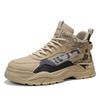 High-top men's shoes new autumn tooling short boots men's British retro outdoor sports shoes platform wear-resistant hiking shoes