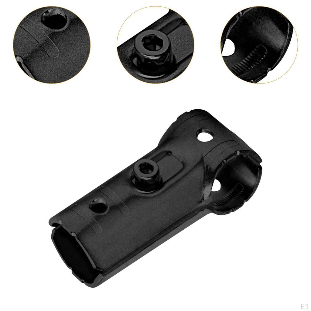 10 шт. Т-образный соединительный хомут для труб, компонент зажимов для концевых перекладин звеньев цепи ограждения, зажим для трубного фитинга