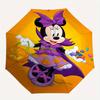 Halloween, Minnie Mouse Automatic Opening and Closing Umbrella, Compact Travel Umbrella, Lightweight and Portable, Suitable for Beach Commut