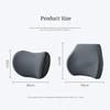 Автомобильная подушка-подголовник из пены с эффектом памяти и поясничная подушка, подушка для шеи, поддержка сиденья, удобная, многоцелевое применение