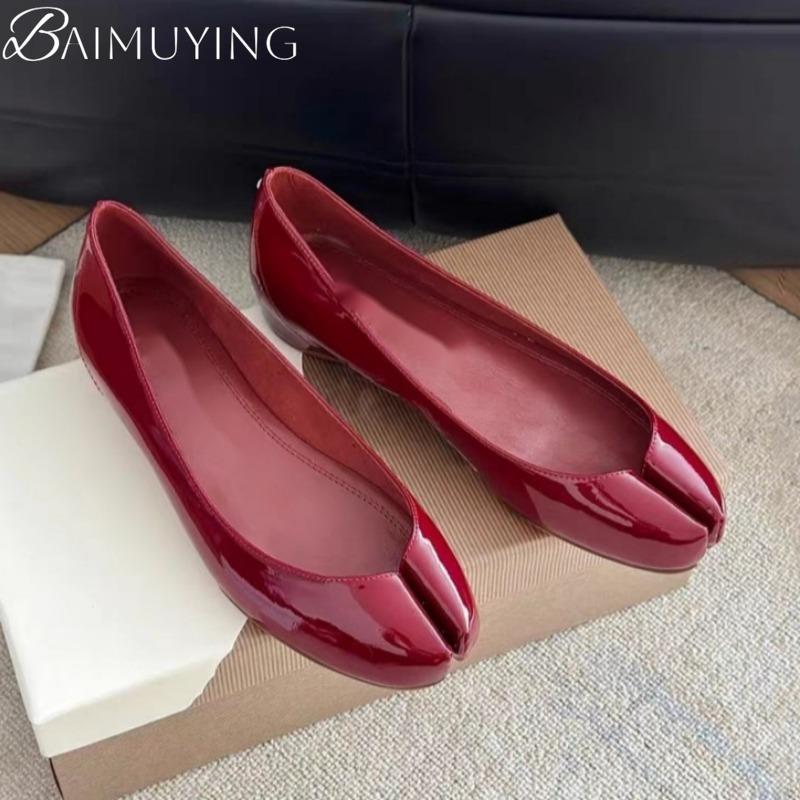Fashion Flats Split Toe Women Sandals Loafers Shoes Woman Summer 2025 Trend Casual Shoes Shallow Designer Dress Comfort Zapatillas Mujer