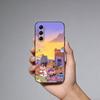S-Ножницы COOL S-Seven Аниме Чехол для телефона Samsung Galaxy A73,A21s,A22,A31,A52,A53,A71,A41 Мягкий Черный Корпус
