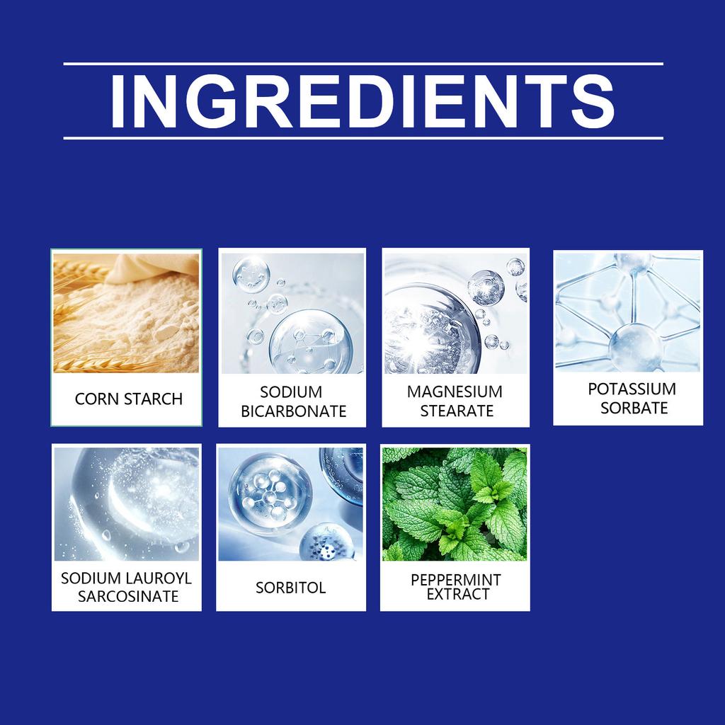 Порошок для чистки зубов у собак уменьшает зубной налет, сохраняет зубы и десны здоровыми и сохраняет дыхание свежим.