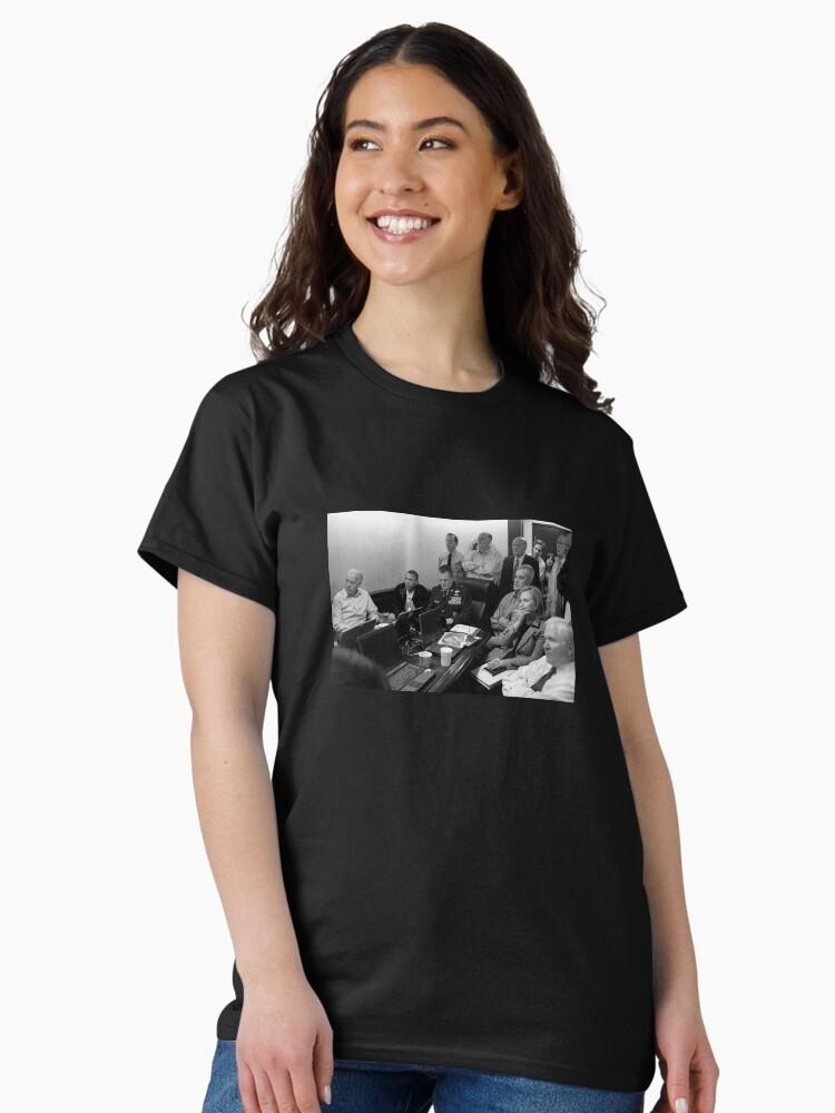 Air Force One Obama In White House Situation Room Classic T-Shirt