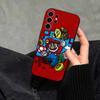 Мультяшный чехол для телефона S-Super M-MarioS Bros для Samsung S25, S24, S21, S22, S23, S30, Ultra, S20, Plus, Fe, Note, 10, 9, 5G Черный чехол