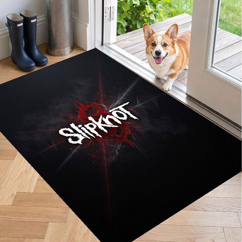 Мягкий ковер для пола с узором Slipknot, ковер для гостиной, декоративный коврик для украшения комнаты дома
